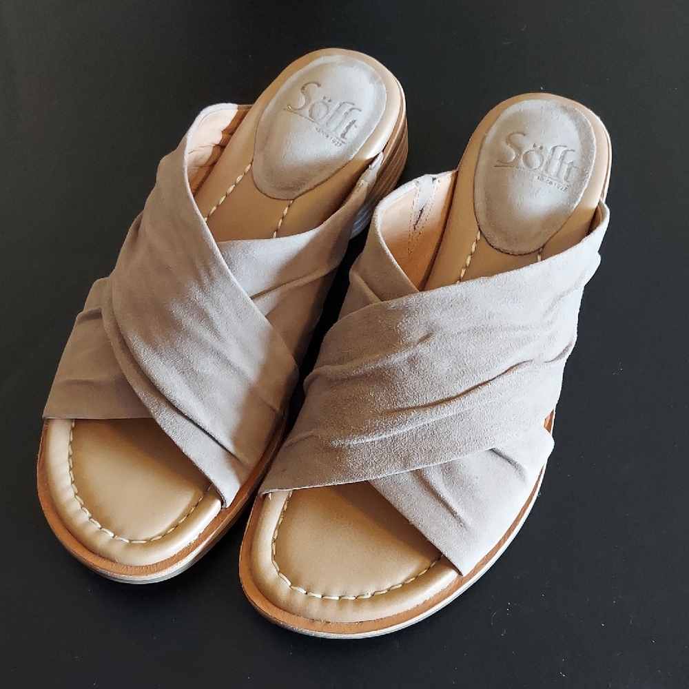 Sofft Women's Taupe Mules